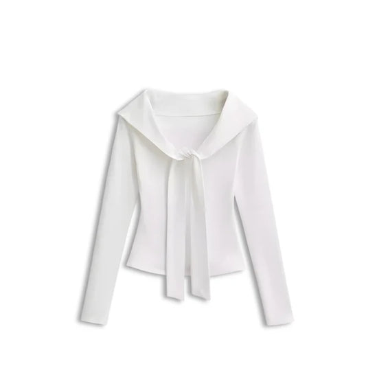 Elegante Schleifenbluse